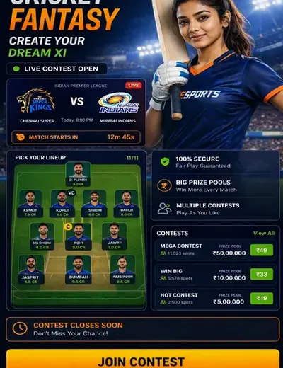 999CLUB (999 club game) fantasy cricket & matchday visual 3